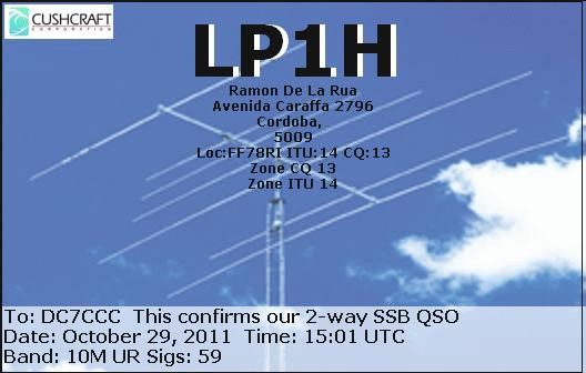 LP1H on 28 MHz