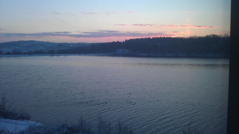 In der Unterkunft am Sorpesee ...