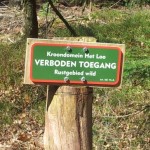Betreten verboten, Wild Schutzgebiet