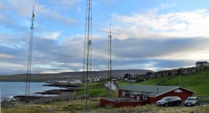 Antenna Field, in the Background Tórshavn