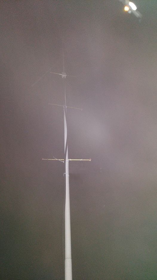 Nebel Nebel, nur die Hälfte der 4x Oblong ist zu sehen