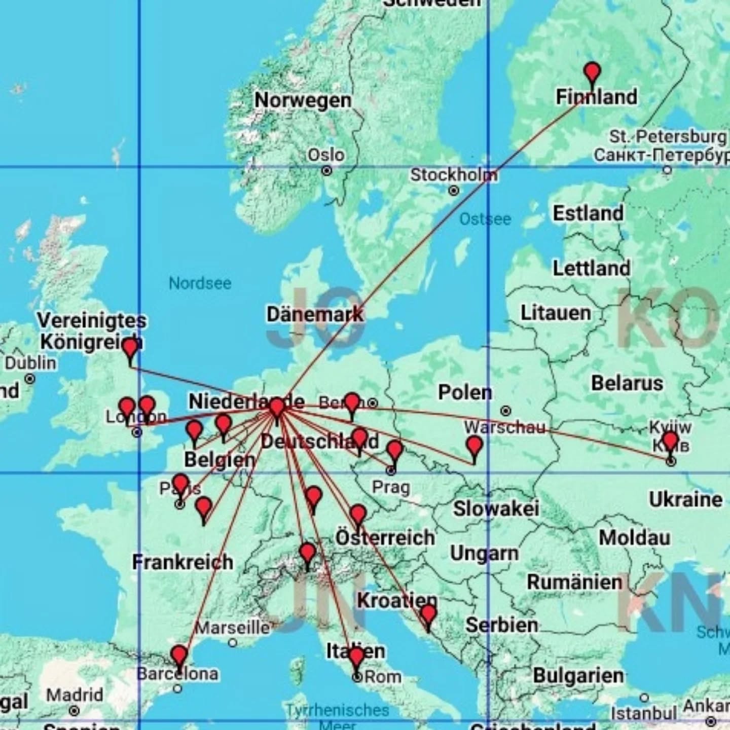 Die tatsächlichen QSOs Die tatsächlichen QSOs